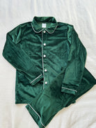 Men's Luxury Green Velvet Pyjamas - Pretty personal gifting