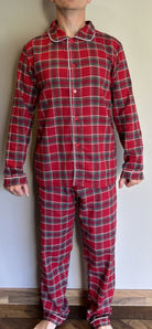 Men's Traditional Red Tartan Pyjamas - Pretty personal gifting