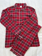 Men's Traditional Red Tartan Pyjamas - Pretty personal gifting