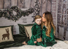 Women’s Luxury Green Frill Velvet Pyjamas - Pretty personal gifting