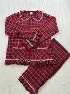 Women's Traditional Red Tartan Pyjamas - Pretty personal gifting